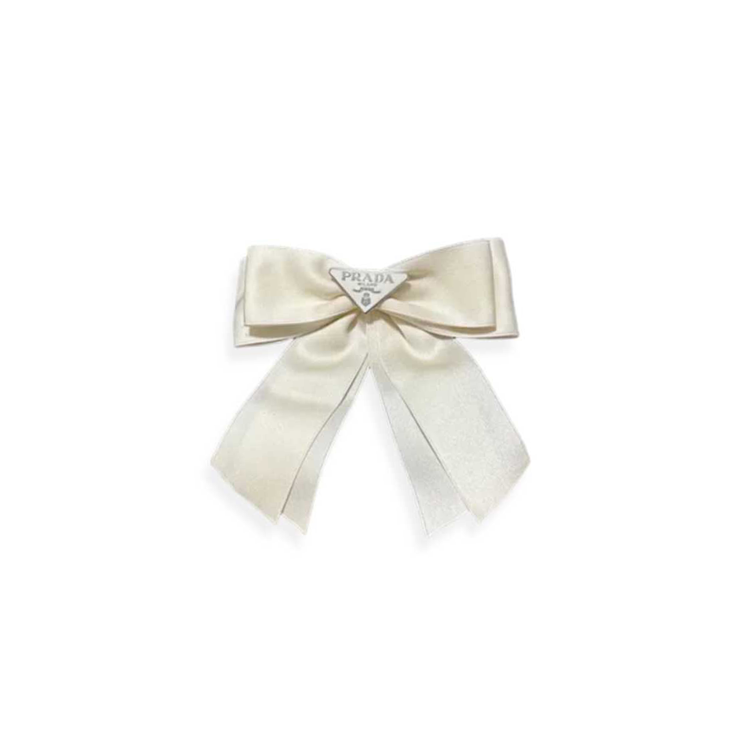 PRADA RE-NYLON BOW HAIR CLIP 